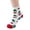 Clear, variant on Unisex Festive Graphic Crew Socks Cozy Plush Winter Socks Stretchy Fit Warm Daily Socks