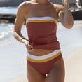 thumbnail image 1 of WILLBEST Conjunto de Bikini Con Estampado Floral Colorido Para Mujer, Traje de Baño Sexy Con Top Triangular y Braguita de Cintura Alta., 1 of 8