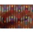 thumbnail image 4 of oneOone Coton Popeline Tissu Rayures Ikat Tissu Imprimés par Yard 42 Pouces de Large, 4 of 4