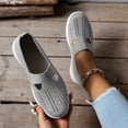 thumbnail image 6 of Womens Shoes,Casual Loafers Breathable On for Everyday Wear Comfortable Casual Loafers for Lightweight Sneakers,Shoes for Women,Grey,7.5, 6 of 9