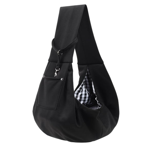 Monedero reversible para cachorros ARZQUT, 15 libras, negro
