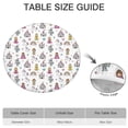 thumbnail image 6 of White Princess Knight Pattern Round Fitted Tablecloth with Elastic Edge,Dining Table Cover Waterproof,Outdoor Round Tablecloth for Camping,Dining,Indoor and Outdoor, 6 of 7