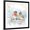 Black Frame, variant on Art.com Bluebird Pair in Spring Art Print by Katrina Pete, 16" x 16"