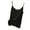Black, variant on Modal Slip Dress with V-Neck - Women's Summer Seamless Layering Tank, Stretchy Slimming Basic Sleeveless Undershirt (Pink | L)