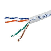 Cat5e 24AWG UTP Solid Bulk Cable, CMR-Rated, 250ft - Monoprice®