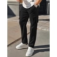 thumbnail image 3 of SOMER Men's Cargo Sweatpants Casual Workout Joggers Loose Athletic Pants for Men with Pockets,polyester fabric, 3 of 6
