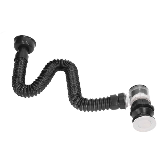 Tubo de drenaje del fregadero, tubo de drenaje flexible del fregadero del lavabo integrado Tubo de drenaje flexible del fregadero Rendimiento de alta gama