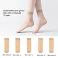 thumbnail image 6 of 10Pairs Womens Sheer Ankle Socks Thin Nylons Socks Stockings Cool Short Socks See Through Silk Socks Hosiery, 6 of 9