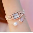 thumbnail image 5 of BS New Watch Chain Watch Fritillary Women's Watch Full of Diamonds Quartz Watch Popular Fashion, 5 of 7