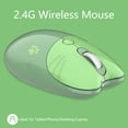 thumbnail image 3 of Wireless Mouse, BT 5.1 & 2.4GHz Dual Mode Silent Ergonomic Mouse, 3 Adjustable DPI, with Auto Sleep Mode, for PC Laptop Tablet, 3 of 7