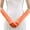 Orange, variant on AWZXDE Elegant Satin Wedding Party Gloves for Women Gloves for Carnival and Formal Events Solid Color Evening Accessories Stylish and Comfortable Party Mint Green,One Size