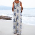 thumbnail image 4 of Dyegold Jumpsuits for Women Casual, Womens Jumpsuits and Rompers Casual Wide Leg Playsuit Dandelion Feather Print Baggy Loose Sleeveless Rompers Pants, 4 of 6