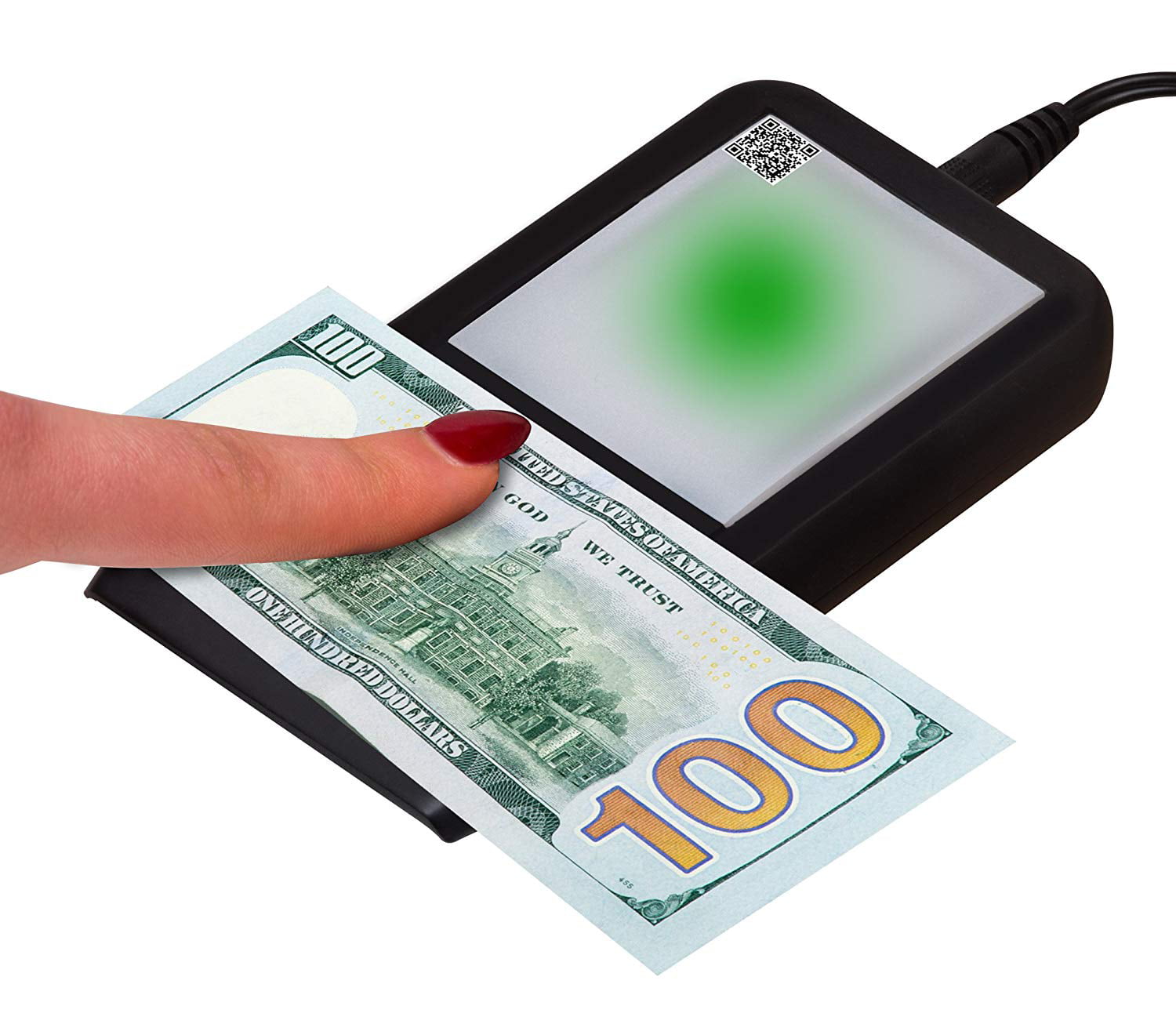 2 IN 1 mini money Detector Counterfeit Money UV Checker Fake Bill Currency Test. 