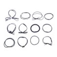 thumbnail image 1 of 12 piezas de cuerda elástica para mujer, zos para el cabello para niñas, soporte para , diademas para cabeza Azul violáceo Sunnimix Lazos elásticos para el cabello de las mujeres, 1 of 8