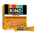thumbnail image 2 of (6 pack) KIND Gluten Free Caramel Almond & Sea Salt Snack Bars, Value Pack, 1.4 oz, 12 Count Box, 2 of 18