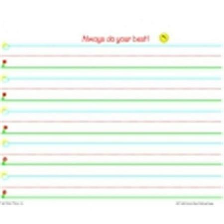 Frog Street Press 1290460 Teacher Created Resources Signature Line Smart Start Writing Paper, 1 In. Line Spacing, Pack of 360