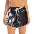 thumbnail image 4 of Lsque The Binding of Isaac Printed Women's Running Shorts with Liner Pockets,Elastic Quick Dry Workout Athletic Gym Yoga Shorts,Womens High Waist Shorts-Small, 4 of 9