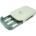 thumbnail image 3 of Caja de huevos verde, caja de almacenamiento de huevos, nevera de huevos 18-21, cesta de huevos de plástico, caja dispensadora de huevos apilable, estante para nevera de huevos, 3 of 5