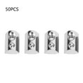 thumbnail image 1 of Durable 50pcs T-slot Nut, Elastic Nut, Half Round Nut 3D Printers For CNC Lasers Cutters M6,M8, 1 of 8