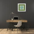 thumbnail image 3 of Charron, Veronique 26x26 White Modern Wood Framed Museum Art Print Titled - Lake Retreat Tile IV, 3 of 4