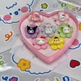 thumbnail image 3 of Anillo de dibujos animados Kawaii Sanrio Kuromi My Melody Anime, lindo gato Pom, Purin Girly Heart, anillo de pareja, enviar juguete de Firend para niñas, 3 of 4