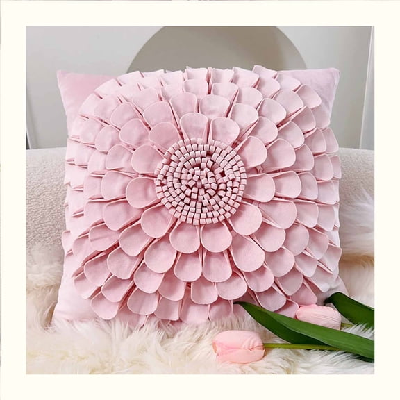 CaiYueKe Decorative Throw Pillow 3D Embossed Print Modern Scatter Cushion for Sofa Bed Chair Living Room Bedroom Home Decor Soft Comfortable Accent Pillow Case