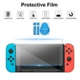 thumbnail image 5 of TSV Carrying Case Fit for Nintendo Switch, 12-in-1 Accessories Bundle with Protective Travel Pouch, Clear Cover Case, Screen Protector, Silicone Cover Fit for Joy-Con, 5 of 7