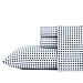 thumbnail image 2 of Poppy & Fritz - Full Sheets, Cotton Percale Bedding Set, Crisp & Cool, Lightweight Home Decor (Gingham Plaid Navy, Full), 2 of 3