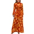 thumbnail image 2 of Diseño divertido de frijoles horneados que te harán agua la boca Diseño de comida fresca y deliciosa de frijoles horneados Vestido largo Vestidos casuales, 2 of 5