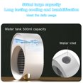 thumbnail image 2 of Yeacher Portable Air Conditioner Rechargeable Air Cooler Fan 3600mah Battery Operated with Function Cooling Humidifier Filtration 3 Speeds Colorful Night Light, 2 of 8