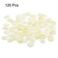 thumbnail image 3 of Screw Cap Covers, 120 Pack 11.8x3.3mm Plastic Screw Decoration Cover, Light Yellow, 3 of 5
