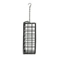 thumbnail image 4 of Birds Choice Black Alloy Steel Suet and Seed Block Cage Feeder for Woodpeckers, 4 of 6
