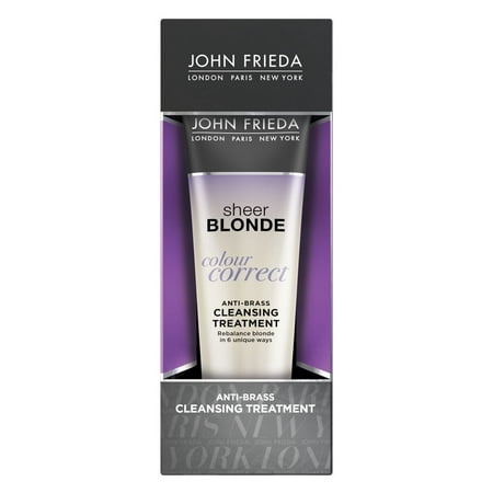 John Frieda Sheer Blonde Colour Correct Anti-Brass Cleansing Treatment, 4