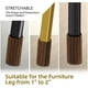 thumbnail image 4 of 24 Uds. Preciosos calcetines de pata de mesa para silla de doble capa, funda para muebles Xemadio XM098-2, 4 of 9