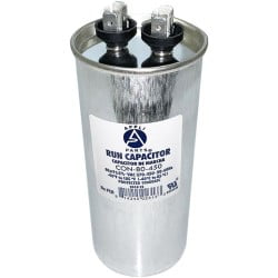 

Appli Parts Run Capacitor 80 Mfd uF (microfarads) 370 VAC or 450 VAC Round 2-1/4 in Wide 5-3/8 in Height CON-80-450 Replaces CAP-80-450
