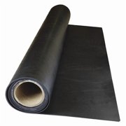 E. James 4040-1-16A 12 x 12 in. Buna-N Black Rubber Sheet - 40A - 0.062 in. Thickness