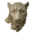 thumbnail image 2 of Esquirla Polyresin Animal Head Wall Statue Plaque Wall Mounted Decorative Wall Ornament Wall Figurine for Farmhouse Decor Multipurpose Leopard, 2 of 8
