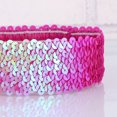thumbnail image 6 of 1pc Sequin Headband Fashion Sports Hairband Glitter Headdress Elastic Bling Headwear for Women Girls Rose Red, 6 of 7