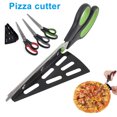 thumbnail image 2 of CAROOTU 1 Pcs Pizza Scissor Cutter Stainless Steel Scissor Cut Pizza with Detachable Spatula, 2 of 6