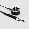 thumbnail image 3 of Leash de surf de doble correa giratoria de acero inoxidable negro de 10 pies Negro 10 pies Sharpla Correa de tabla de surf, 3 of 8