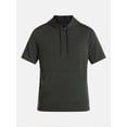thumbnail image 5 of Athletic Works Men's and Big Men's Performance Coach Style Short Sleeve Hoodie Sweatshirt, Sizes XS-5XL, 5 of 5