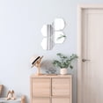 thumbnail image 3 of Small Decorative Wall Self Adhesive Shaped Mirrors - Set of 4, 3 of 7