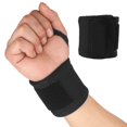 thumbnail image 4 of SX503 Muñequera Envolturas Deportes Túnel Carpiano Alivio del Dolor Deportes Soporte de Muñeca Protector Negro, 4 of 8