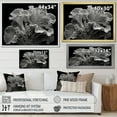 thumbnail image 4 of Designart "Monochrome Anemone Reef II" Coastal Coral Under Water Floater Framed Wall Art Prints, 4 of 5