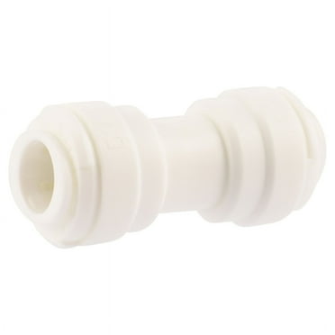1 Pc, Sharkbite Push To Connect 3/8 In. Ptc X 3/8 In. D Ptc Polypropylene Coupling