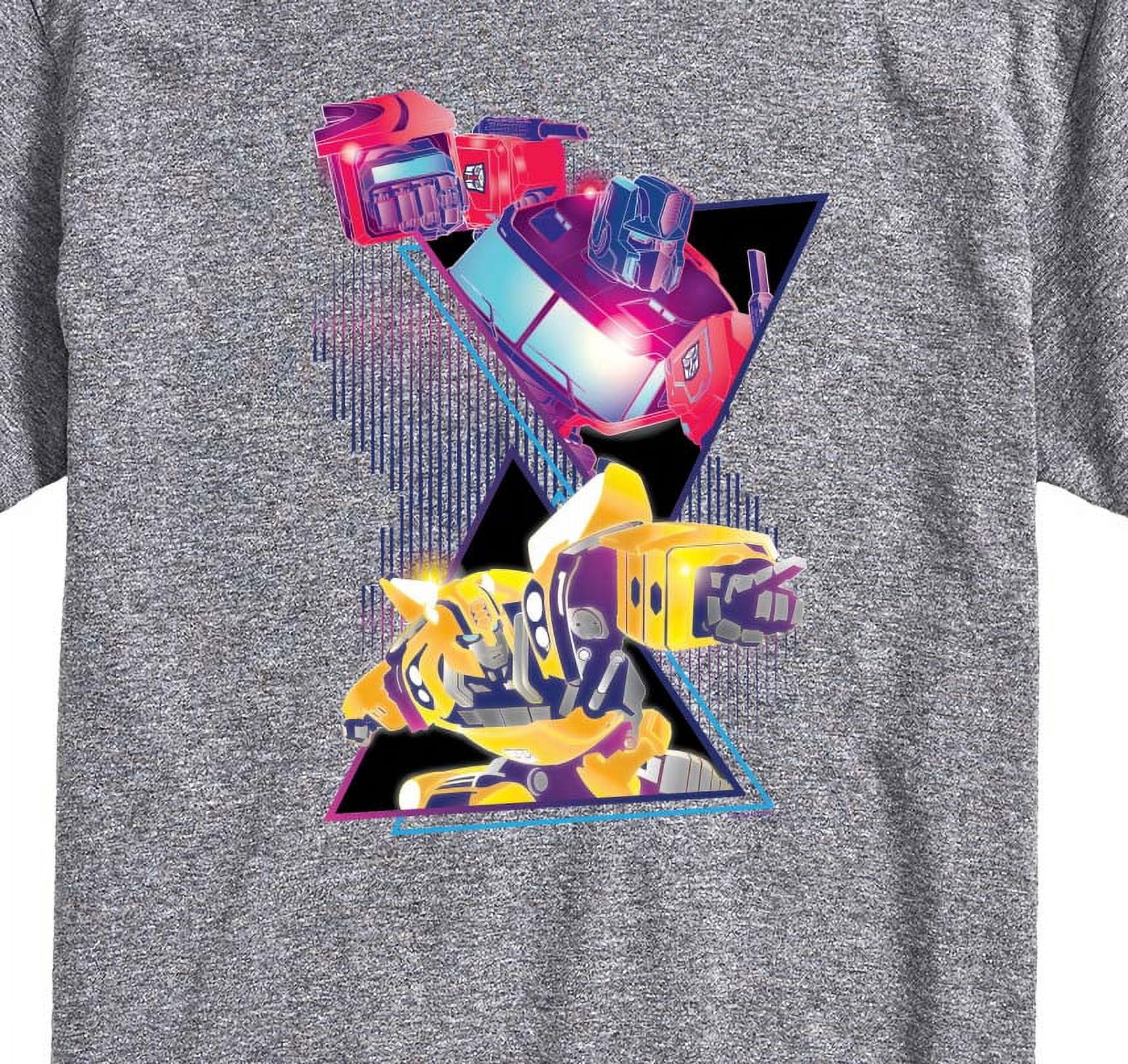 Transformers - Optimus Prime And Bumblebee - Adult Short Sleeve Tee