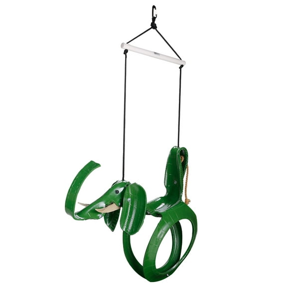Sparkling Line SL001603 Elephant Tire Swing - Green