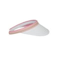thumbnail image 4 of Top Headwear 2 Tone Cotton Clip On Visor 3 Inch Wide Brim, White, 4 of 4