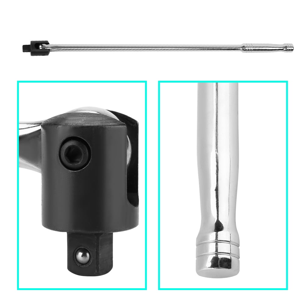 OTVIAP Breaker Bar Socket, 1/2inch Square Drive Breaker Bar Chrome