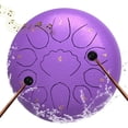 thumbnail image 1 of Tambor de acero MENGBEI de 8 pulgadas y 11 notas con accesorios, 1 of 7